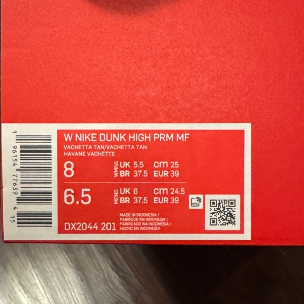 Nike Dunk High Premium
Vachetta Tan - Picture 6 of 6